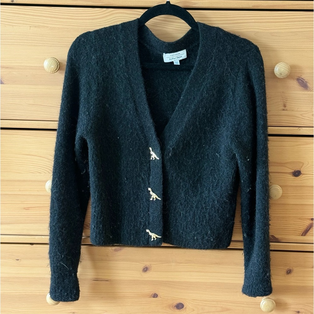 & Other Stories Dinosaur Button Cardigan